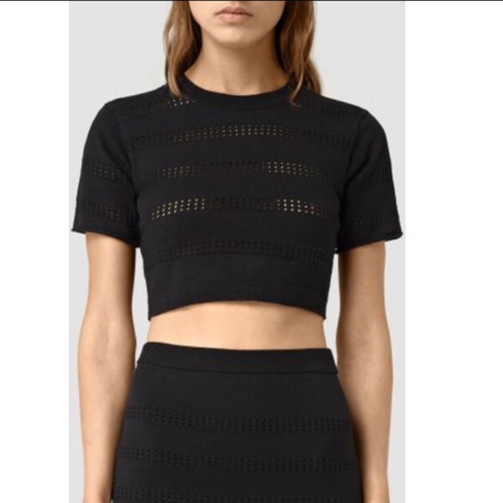 All Saints Casso Crop Top